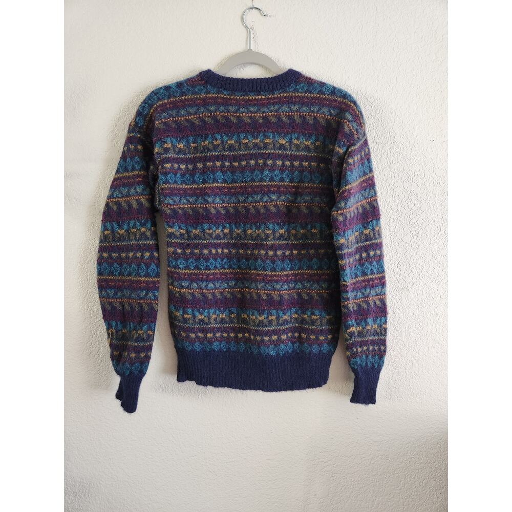 J.P Tilford 100% Alpaca Unisex Multicolor Sweater-Medium - Picture 2 of 6